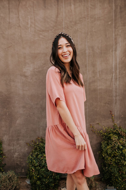 THE P.S. I LOVE YOU DRESS IN MAUVE