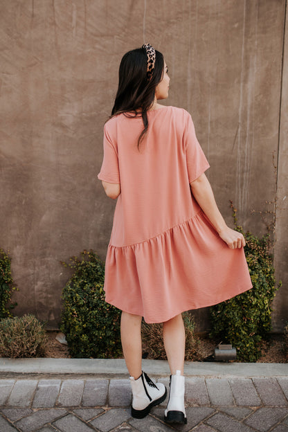 THE P.S. I LOVE YOU DRESS IN MAUVE