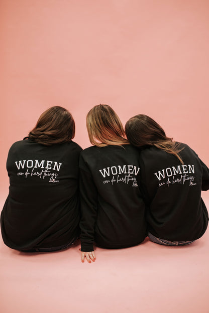 THE PINK DESERT WOMEN CAN DO HARD THINGS PULLOVER