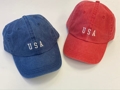 THE PARTY IN THE USA HAT IN BLUE