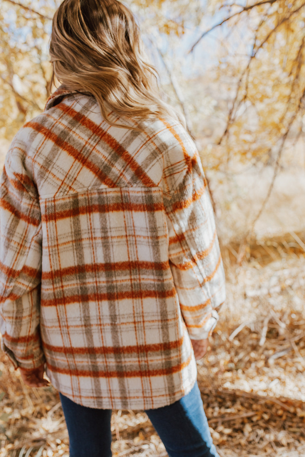 THE FALL INTO PLACE FLANNEL IN HARVEST PLAID