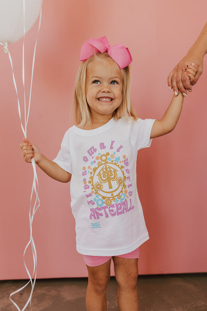 THE SMALL WORLD IN COLOR KIDS TEE BY HAPPY THREADS X PINK DESERT