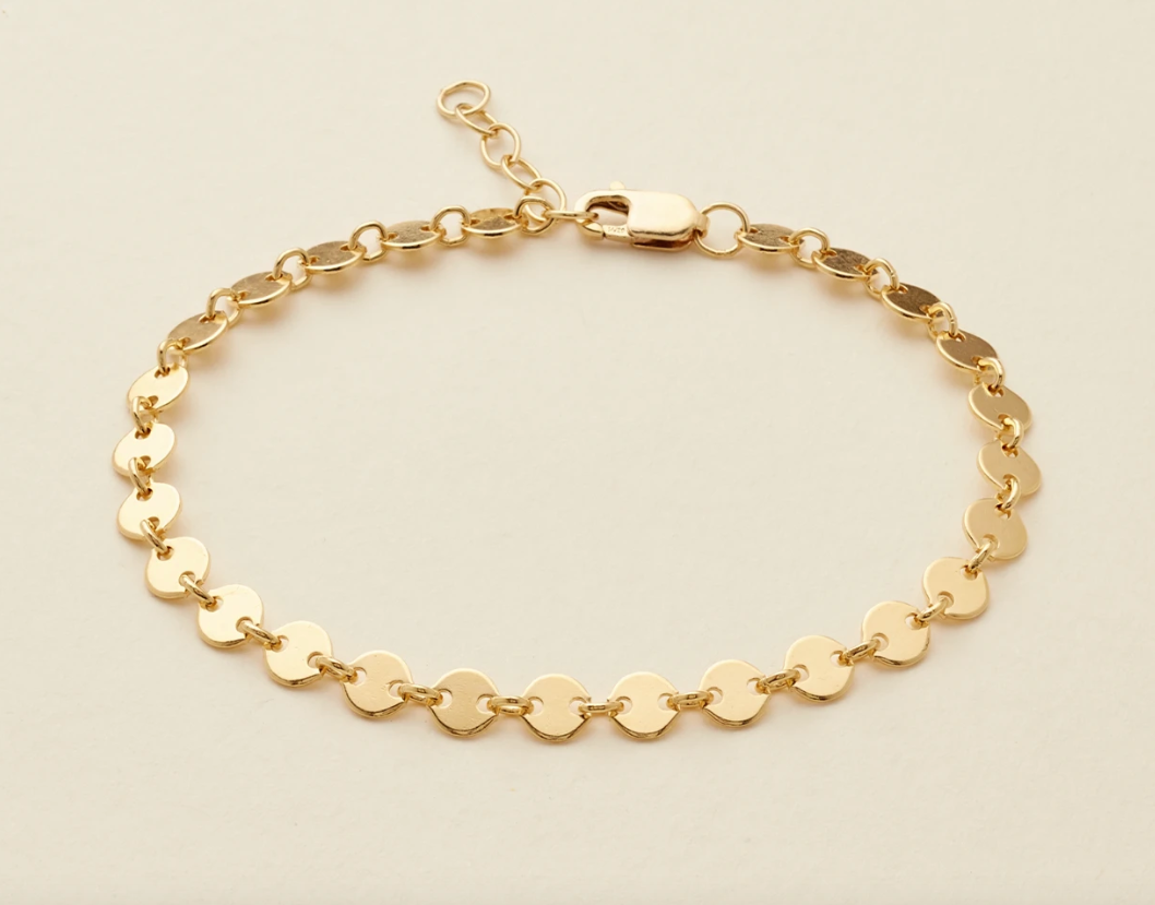 POPPY BRACELET - GOLD FILLED - MADE BY MARY