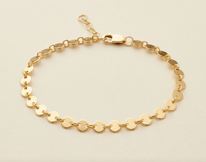 POPPY BRACELET - GOLD FILLED - MADE BY MARY