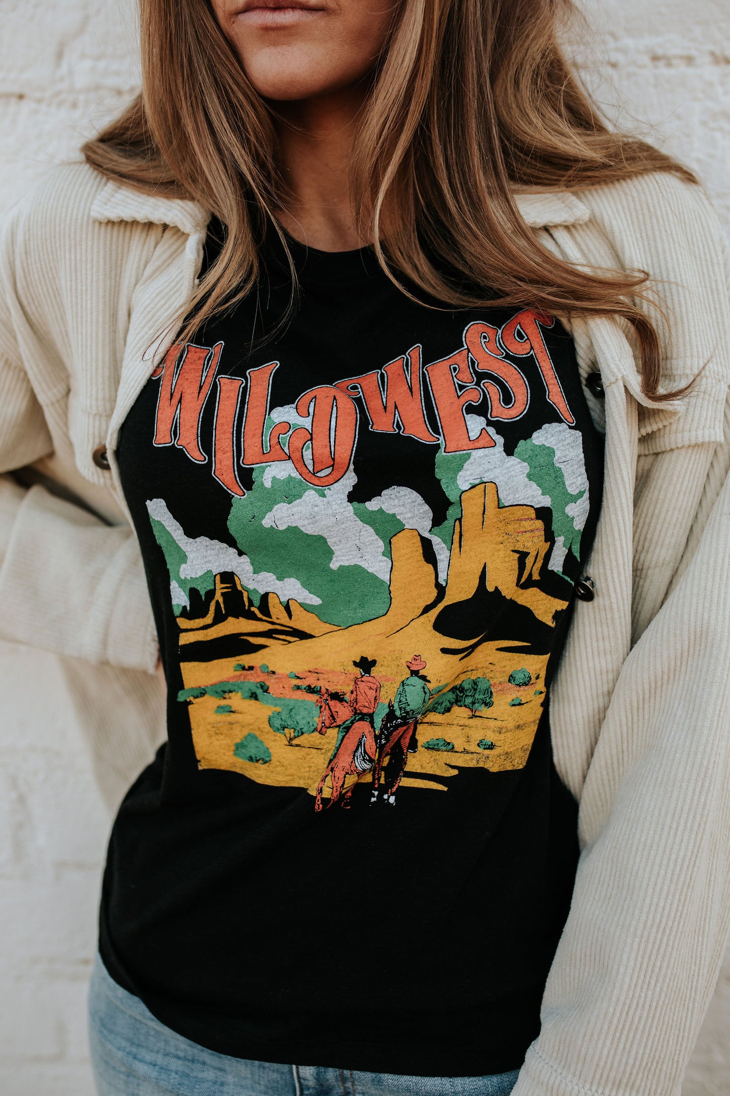 THE WILD WEST GRAPHIC TEE IN BLACK
